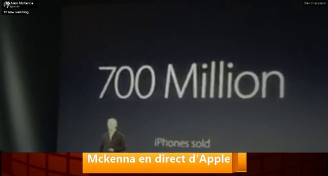 McKenna en direct d'Apple: Dévoilement Apple Watch