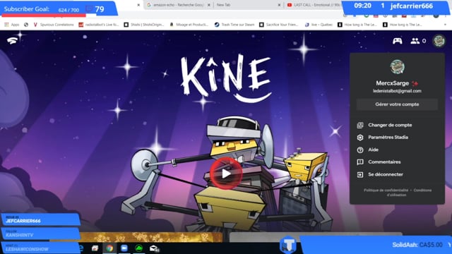 1058. Playtest de Kine sur Google Stadia